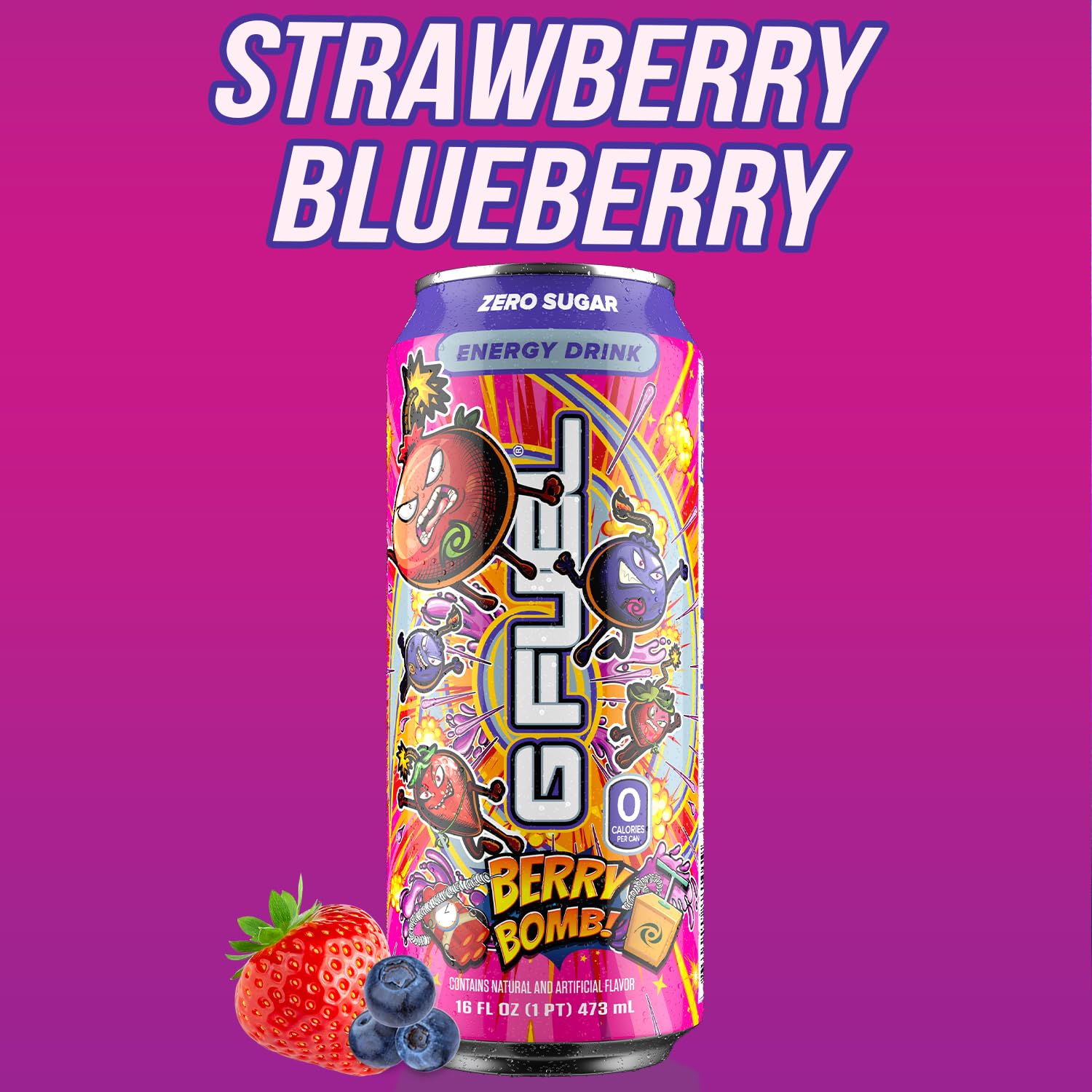 Amazon.com : G Fuel Energy Drink, Berry Bomb, Sugar Free